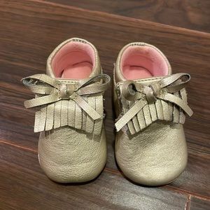 Gold Baby Girl Shoes